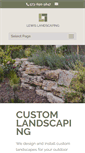 Mobile Screenshot of lewislandscapedesign.com