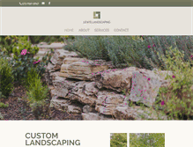 Tablet Screenshot of lewislandscapedesign.com